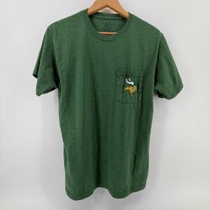 Green Fruit of‎ the Loom Minnesota Vikings Pocket T Shirt Men's